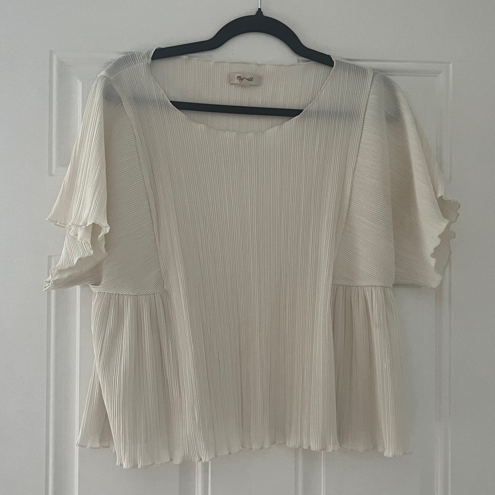 Madewell White Top size L